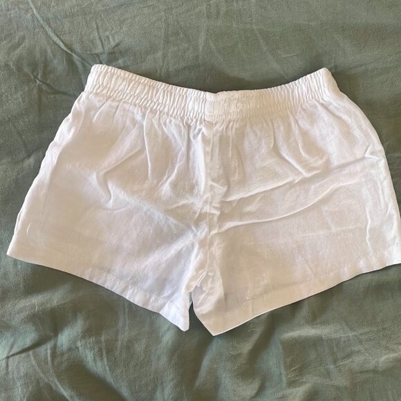NWT Lilly Pulitzer Linen Beach Shorts in Resort White - Size S - RARE FIND - Picture 2 of 4